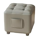 MotiveTech Fußhocker Polsterhocker Schuhhocker Sitzwürfel Fußablage mit...