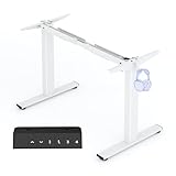FlexiSpot Höhenverstellbarer Schreibtisch Gestell mit 2 Haken und...