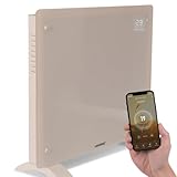 VONROC energiesparende Elektroheizung, Konvektor-Heizung (Beige, 1000W)