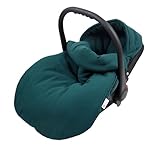 BabyLux Fußsack 90cm für Babyschale, Kinderwagen & Buggy, ideal für...