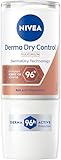 NIVEA Derma Dry Control Deo Roll-on, Deodorant mit 96h Schutz gegen starkes...