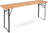 Stagecaptain BBT-170 Hirschgarten Bierzelttisch 170 cm - Robuster Biertisch...