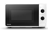 Toshiba MM2-MM20PF(WH) Mikrowelle mit 5 Leistungsstufen, einfaches Abtauen,...