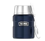 Thermos Stainless King Food JAR 0,47l, Midnight Blue, Thermosbehälter aus...