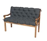 TexDeko® Garden Gartenbankauflage mit Rückenlehne wasserabweisend UV -...