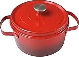 HOUSLUX Plus Kochtopf groß 24cm, Fleischtopf Induktion 3.8 L, für Küche...
