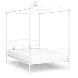 UJCHVHN Item-284470 Himmel Bettrahmen ohne Matratze weiß Metall 120x200 cm...
