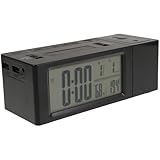 DOITOOL Projektionswecker Schlafzimmer Digitaluhr mit Einstellbarer...