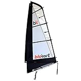 Blokart Sail Complete 3.0m Black Unisex Erwachsene, Schwarz, 3.0 m2