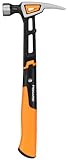 Fiskars Klauenhammer IsoCore M zum Einschlagen der Nägel, Länge: 34 cm,...