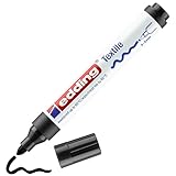 edding 4500 Textilmarker - schwarz - 1 Stift - Rundspitze 2-3 mm -...