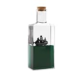 I-TOTAL - Briefbeschwerer Liquid PIRATE SHIP - Schreibtischdekoration mit...