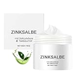 Zinksalbe gegen Pickel-Anti Pickel Creme mit Salicylsäure & Teebaumöl –...
