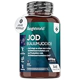 Jod Tabletten 400µg - 365 Vegan Kaliumjodid - Kalium Jodid für 1...