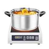 Induktionskochplatte, 3500W 35cm Elektrisch Induktionskocher 75kg Große...
