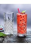 Pasabahce 9339 Timeless Gläser Long Drink, 4 Einheiten