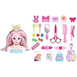 Kinder Haarstyling Head Doll Girls Haarstyling Puppenkopfspielzeug für...