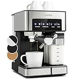 Klarstein Espresso Siebträgermaschine mit Milchaufschäumer, 1,8L...
