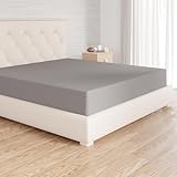 Amazon Basics Spannbettlaken, 160 x 200 x 30 cm, Mikrofaser, Spannbetttuch...
