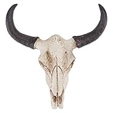 Healifty Longhorn-Totenkopf-Wandskulptur, breiter Stier, Kunst-Taxidermie,...