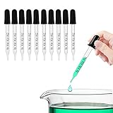 Glas Pipetten,10pcs Glas Pipette Dropper,Glas Transfer Pipetten,1ml...