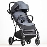 Okto-Buggy, ultrakompakt, von der Geburt bis 6 Jahre, Bebe2luxe (grau)