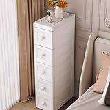 Schlanker Badezimmer-Aufbewahrungsschrank mit Schubladen, 3-stöckig,...