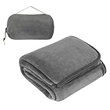 WEGREAT Reisedecke Ultraleicht Warm 127 x 152 cm Kissen Decke 2 in 1,...