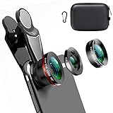 3 in 1 Handy Objektiv Kit , Clip-On Kamera-Adapter - Fischaugenobjektiv...