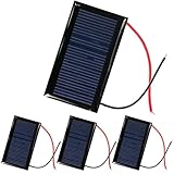 RUNCCI-YUN 4Stück 5V 30mA 53X30mm Mikro-Mini-Solar-Panel-Zellen...
