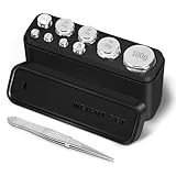 GRAM PRES Kalibrierungsgewichte 210g, 9 PCS Edelstahl Skala...