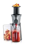 SEVERIN Slow Juicer – Entsafter für Saft, Sorbet, Eis, Marmelade uvm.,...