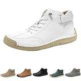 Herren High Top Freizeitschuhe Oldtimer Linie Stiefel Gesteppte Fuchsschuhe...