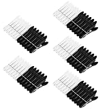 Collazoey 60 Stück Wäscheklammern,schwarz/weiß rutschfeste...