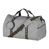 Syeeiex Cabrio Reise Kleidersack, Unisex 2-in-1 Kleidertasche Anzugtasche,...