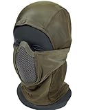 OneTigris Balaclava Mesh Gesichtsschutz Taktische Sturmhaube Ninja Style...