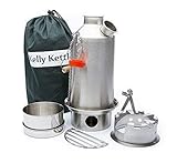 Kelly Kettle & Camp Herd Set: Includes....new Modell Edelstahl 'Base...