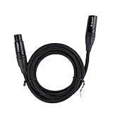 VCELINK XLR Kabel 3m Stecker auf Buchse, 99,99% OFC 3-Poliges Vergoldetes...