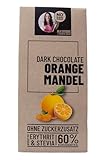 NO SUGAR SUGAR Schokolade Orange Mandel 125g ohne Zuckerzusatz gesüßt mit...