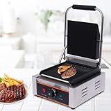 1800W Kontaktgrill Abnehmbare Platten Plattengriller Toaster, Sandwich...