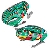 Frosch Spiel Aufziehspielzeug, 2 Stück Blechspielzeug Zum Aufziehen...