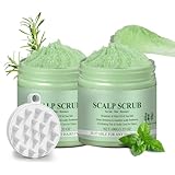 2 Stück Scalp Scrub,Kopfhaut Peeling,Hair Scrub,Kopfhautpeeling für...