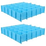 ULTECHNOVO Verstellbare Schubladeneinteiler Kunststoff 24 Stück 32cm X 7cm...