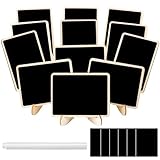 JEFURE Kreidetafel Klein mit Ständer 12 Stück, Kleine Tafel zum...