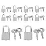 Toddmomy 10 Sets Mini Vorhängeschlösser mit Schlüssel Stabiles Kleines...