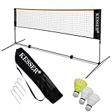 KESSER® Badmintonnetz Tennisnetz | 400cm | Federballnetz...