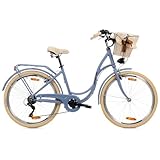 Goetze Mood 26 Zoll Jugendfahrrad, 17 Zoll Tiefeinsteiger Aluminiumrahmen,...