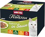animonda vom Feinsten Premium Katzenfutter nass Raffinesse in Sauce, 24...