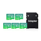 KEXIN Micro SD Karte 64GB 5er Pack Speicherkarte Micro SD mit SD Adapter,...