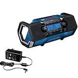 Bosch Professional 18V System Akku Baustellenradio GPB 18V-2 SC (Empfang...